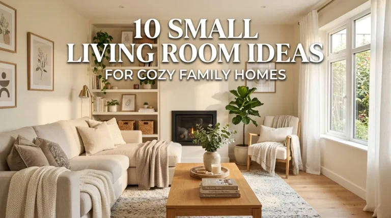 10 Small Living Room Ideas for Cozy Family Homes