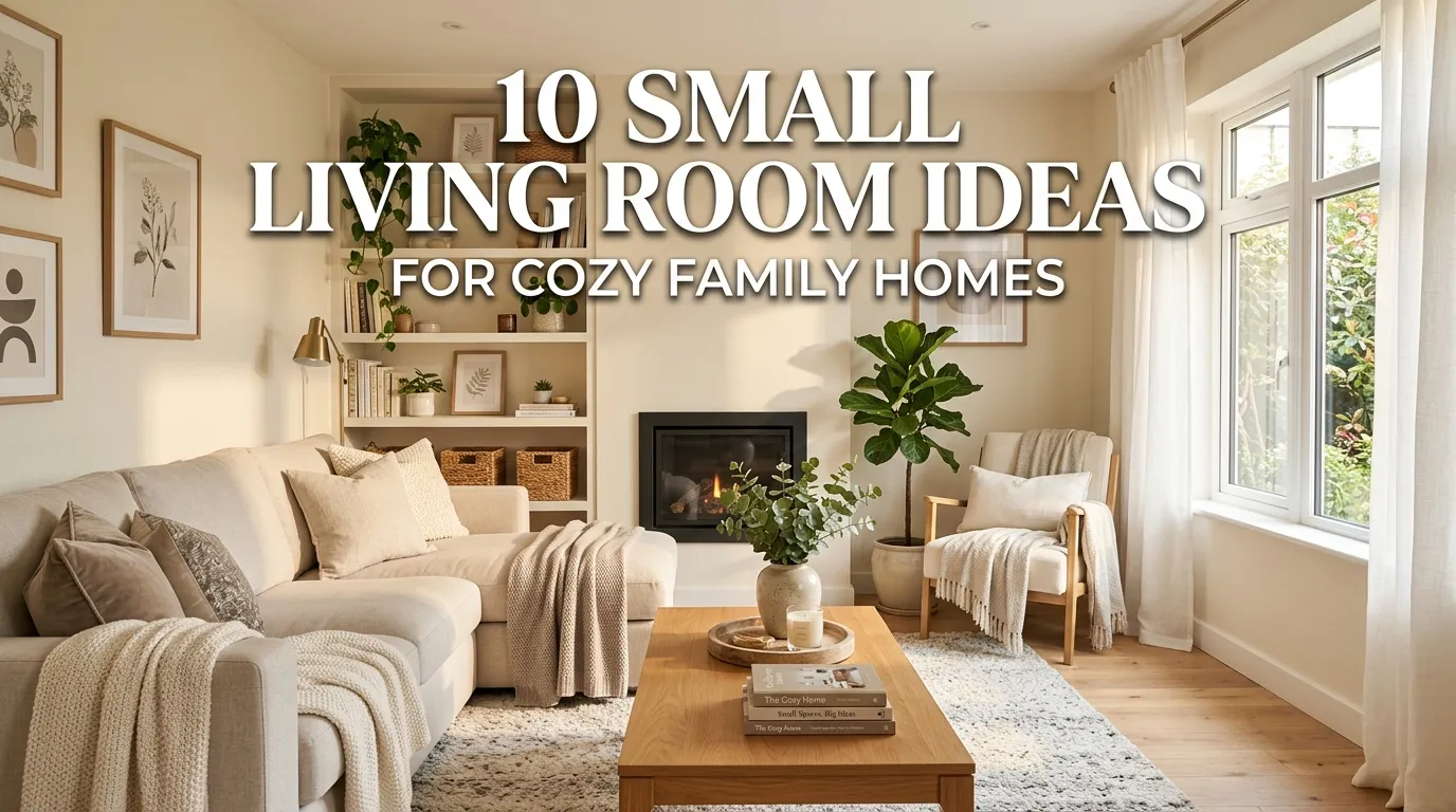 10 Small Living Room Ideas for Cozy Family Homes