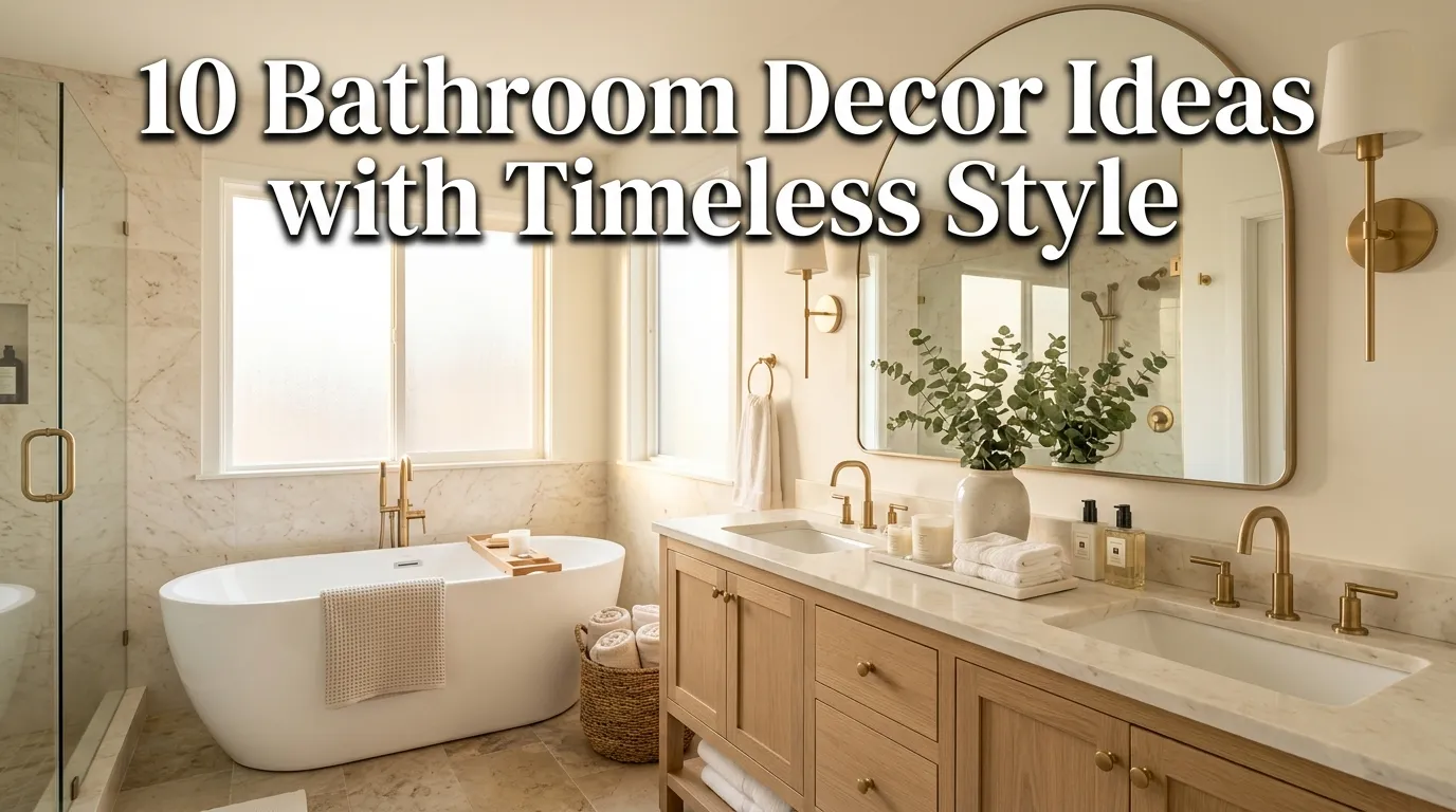 10 Bathroom Decor Ideas with Timeless Style