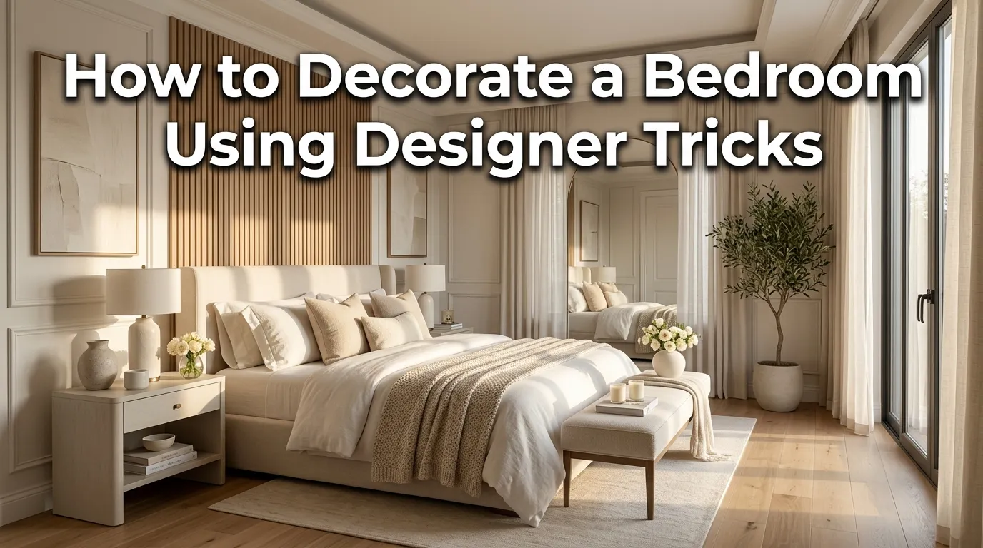 How to Decorate a Bedroom Using Designer Tricks