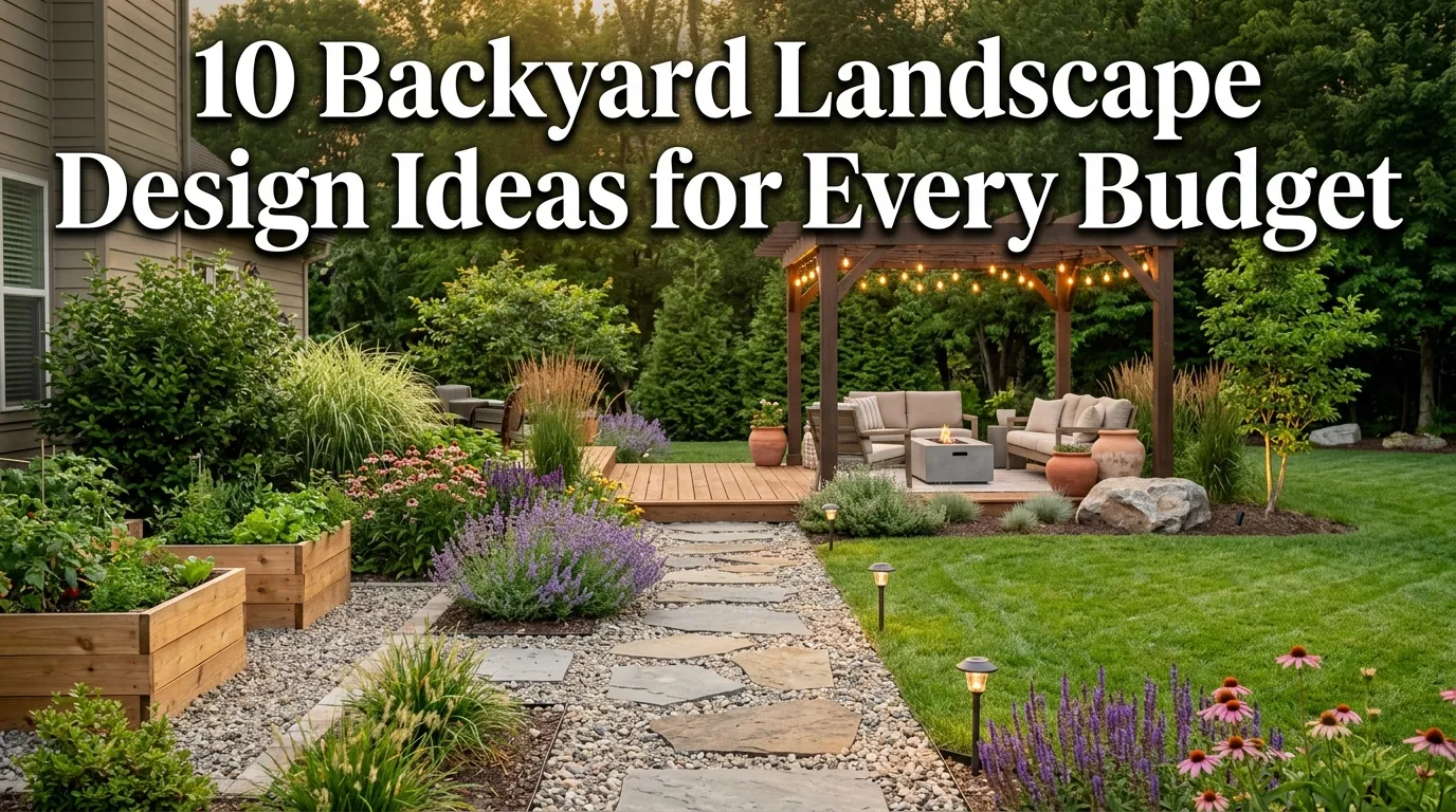 10 Backyard Landscape Design Ideas for Every Budget