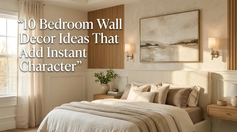10 Bedroom Wall Decor Ideas That Add Instant Character