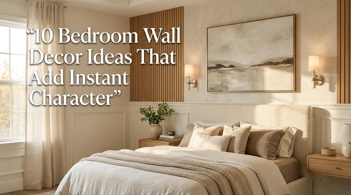 10 Bedroom Wall Decor Ideas That Add Instant Character