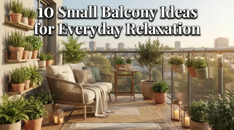 10 Small Balcony Ideas for Everyday Relaxation