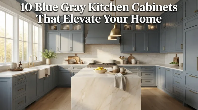10 Blue Gray Kitchen Cabinets That Elevate Your Home