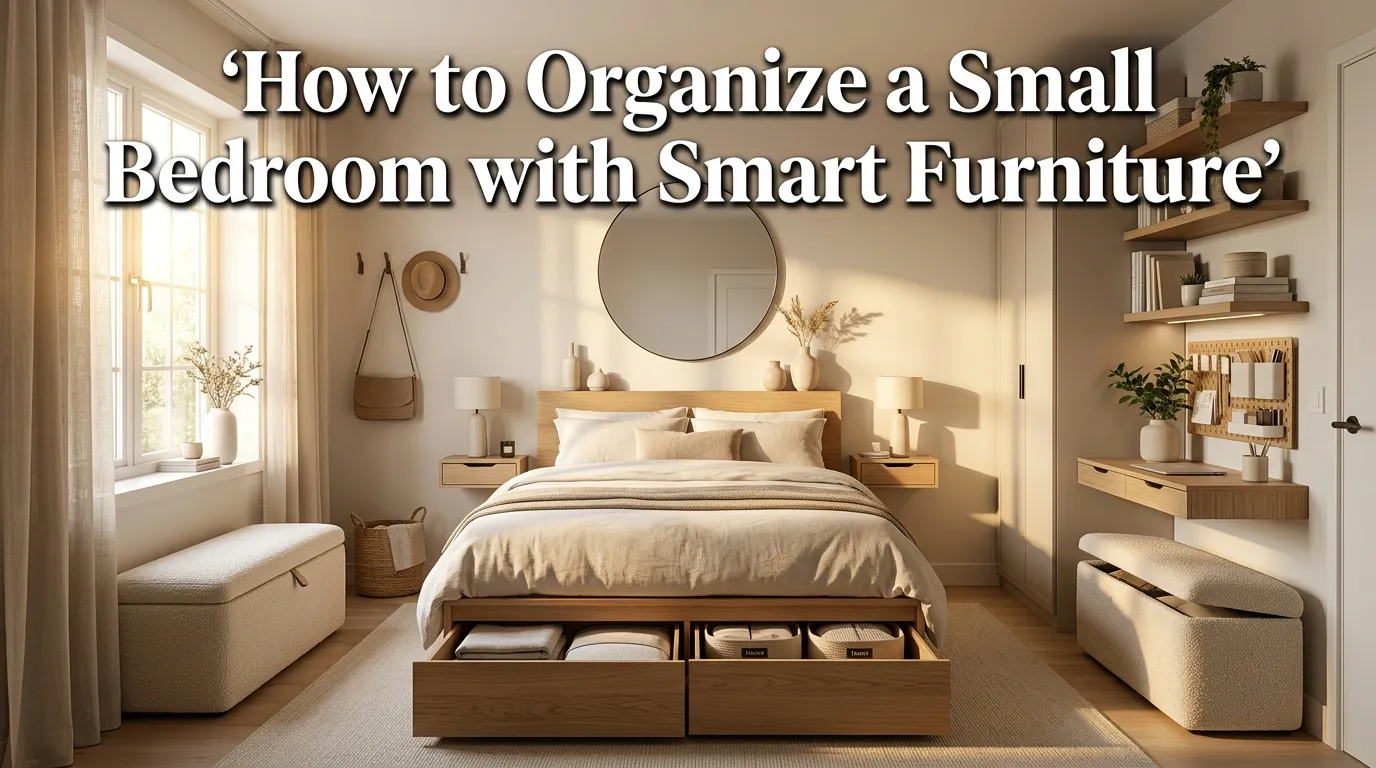 How to Organize a Small Bedroom with Smart Furniture
