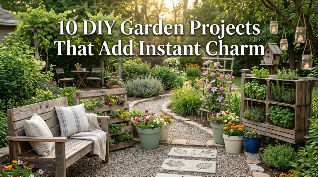 10 DIY Garden Projects That Add Instant Charm