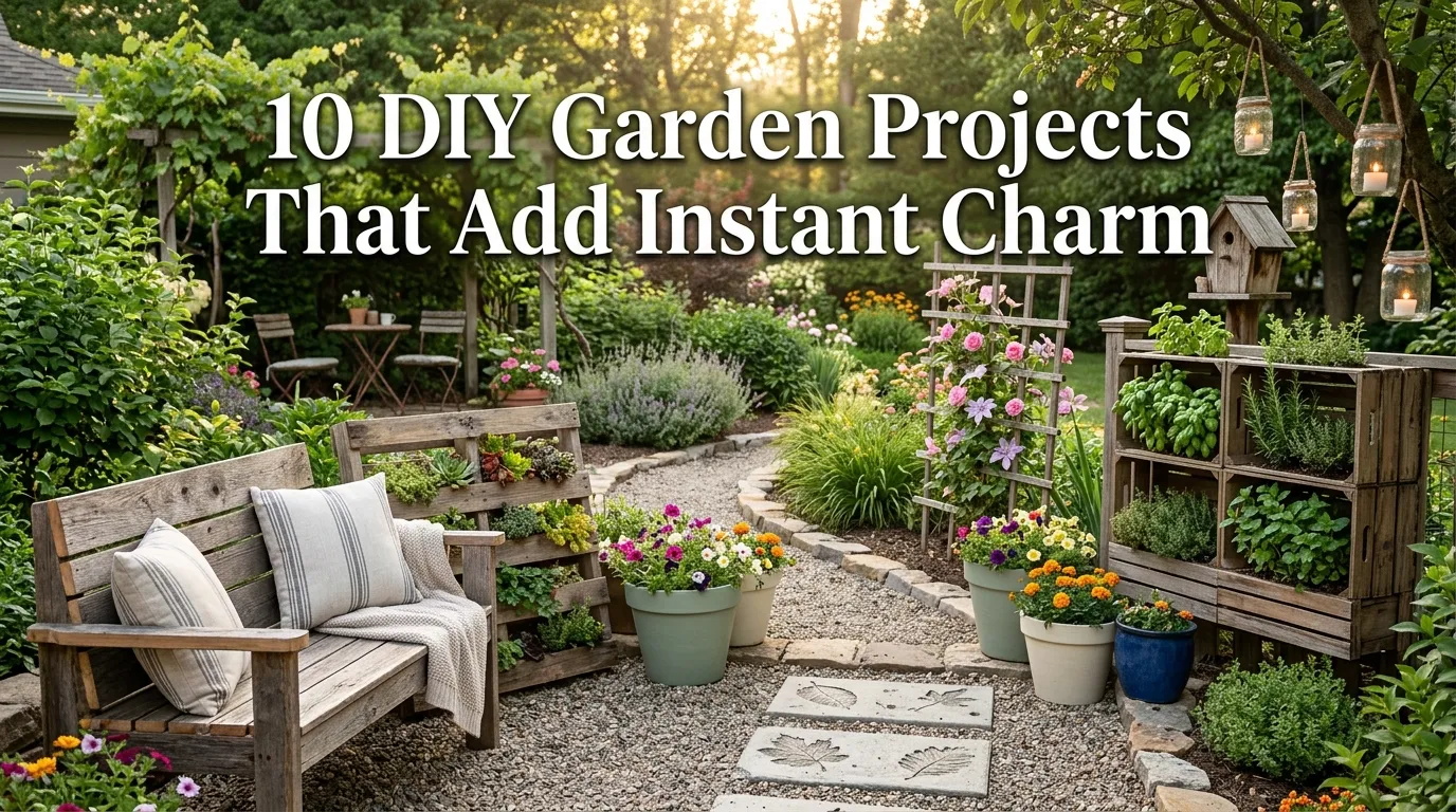10 DIY Garden Projects That Add Instant Charm
