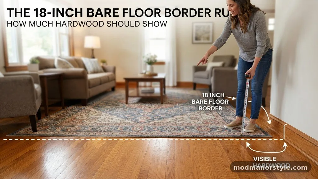 Defining the 18-Inch Bare Floor Border Rule - The 18-Inch Bare Floor Border Rule: How Much Hardwood Should Show?